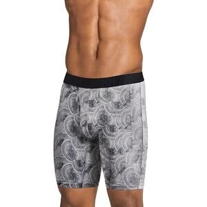 Jockey Men's Underwear Active Ultra Soft Modal 9 Boxer Brief-Black-Small-NWT-C67